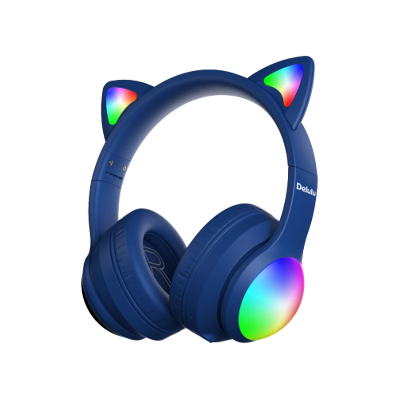 Kiddoboo Delulu Bluetooth Headphones Disco Blue KBMS632BLU