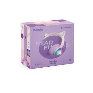 Kiddoboo Delulu Bluetooth Headphones Disco Pink KBMS632PNK