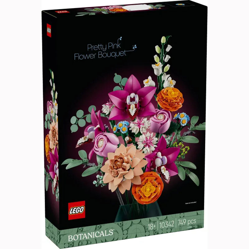 Lego Botanical Collection Pretty Pink Flower Bouquet 10342