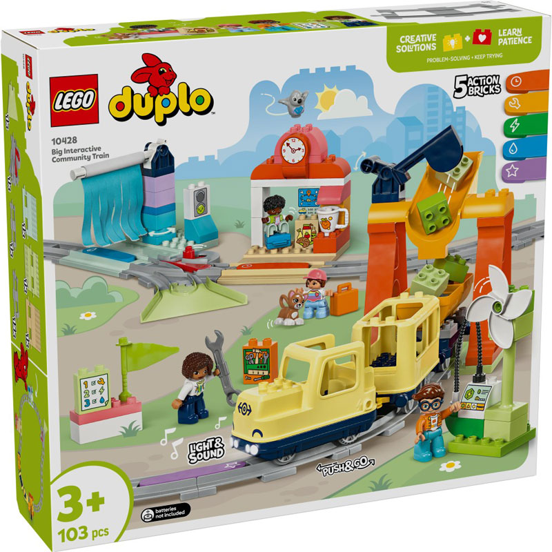 Lego Duplo Town Big Interactive Community Train 10428