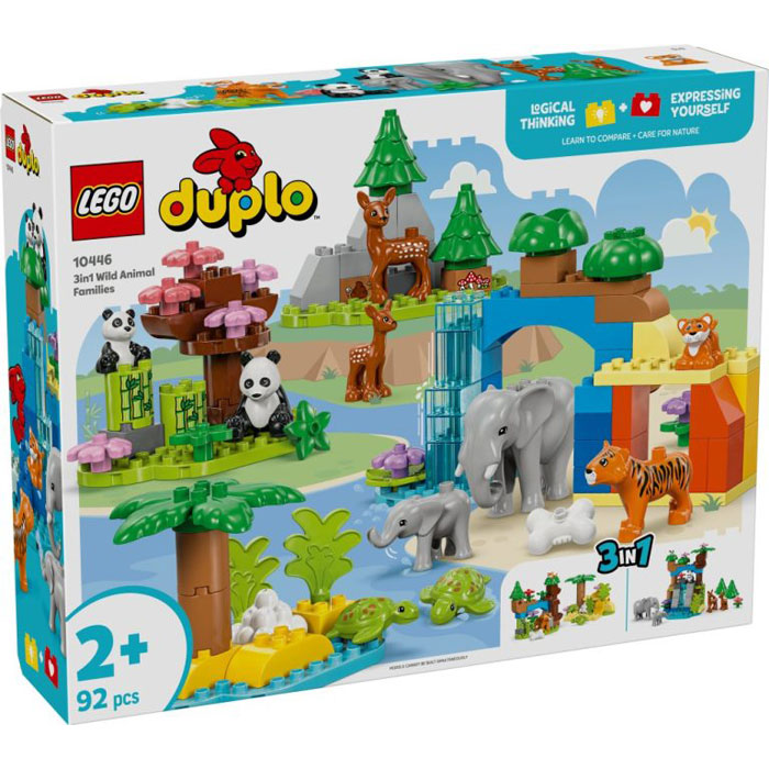 Lego Duplo Town 3in1 Wild Animal Families 10446