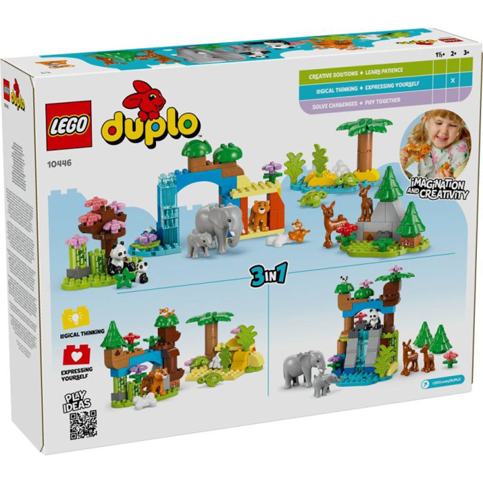 Lego Duplo Town 3in1 Wild Animal Families 10446