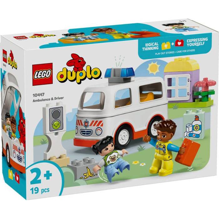 Lego Duplo Town Ambulance & Driver 10447