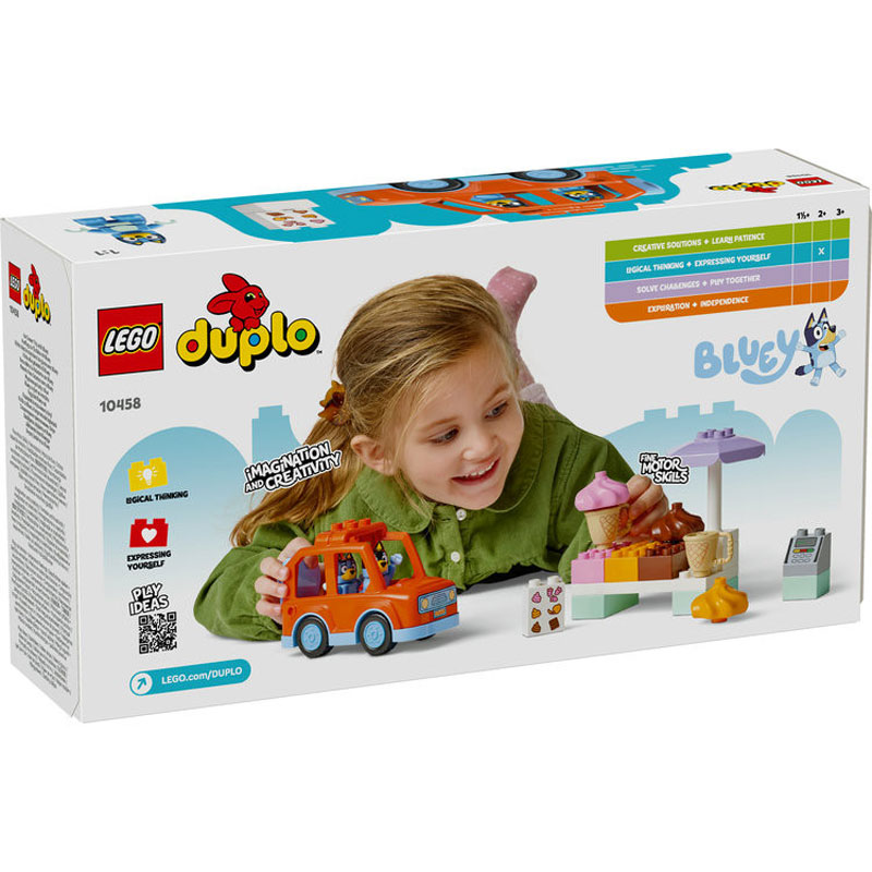 LEGO Duplo Bluey Ice Cream Trip with Bluey 10458