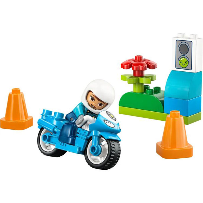 Lego DUPLO® Blue Police Motorcycle 10471