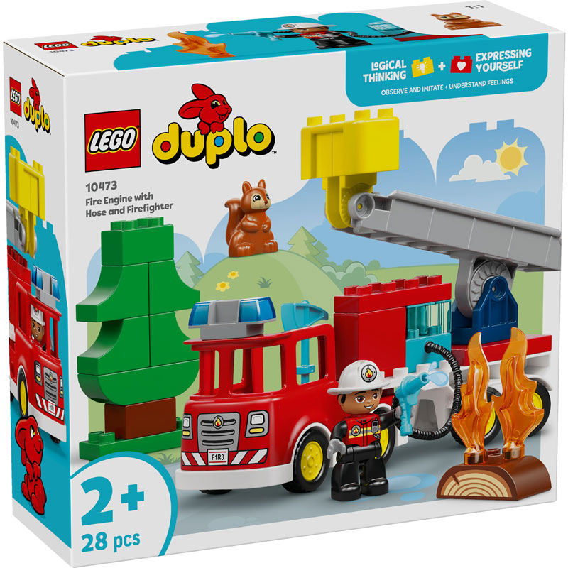 Lego DUPLO® Town Fire Truck with Hose and Firefighter 10473