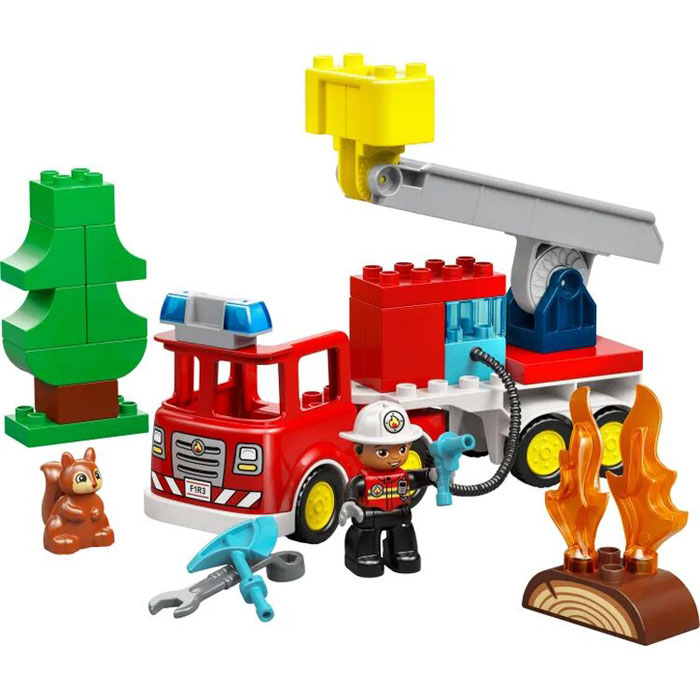 Lego DUPLO® Town Fire Truck with Hose and Firefighter 10473