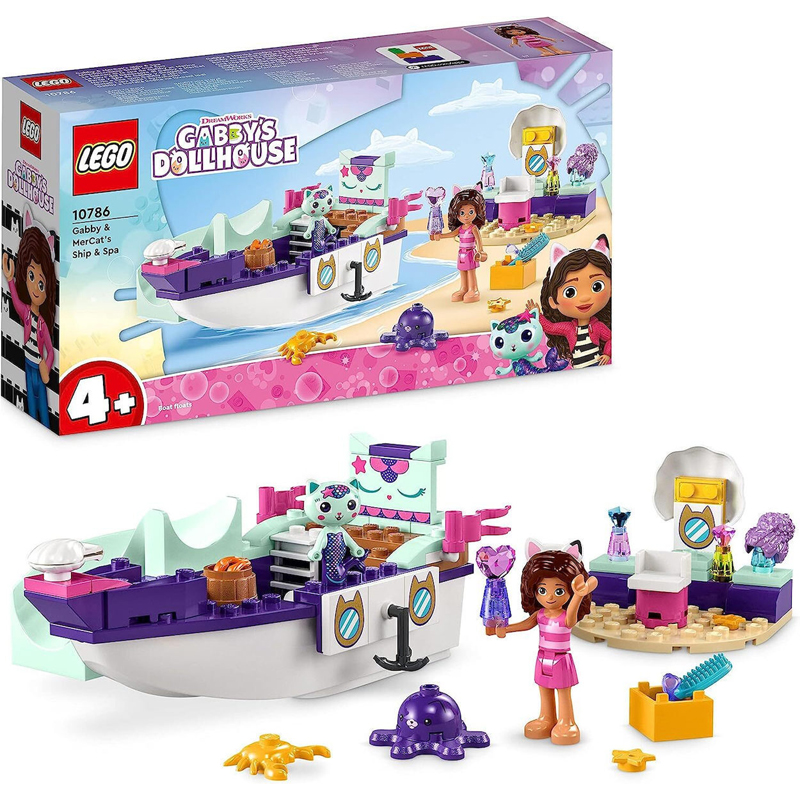 LEGO Gabby & MerCat's Ship & Spa 10786