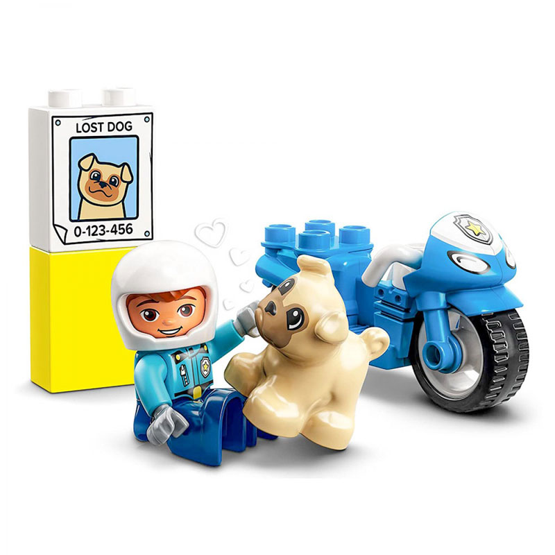 Lego Duplo Police Motorcycle 10967