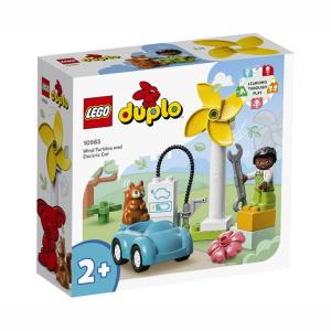Lego Duplo Town Wind Turbine and Electric Car 10985