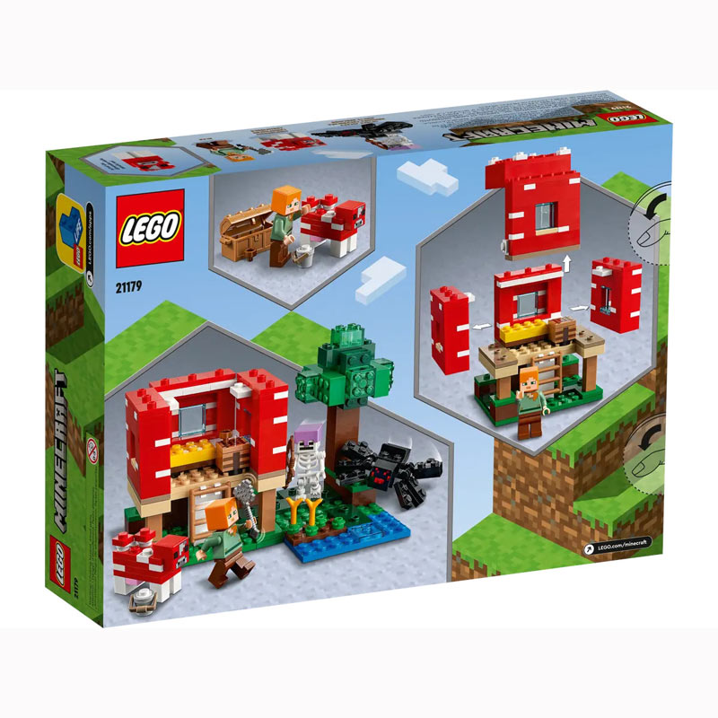 Lego Minecraft The Mushroom House 21179