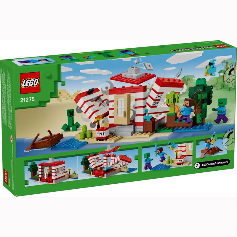 LEGO Minecraft The TNT Jungle House 21275