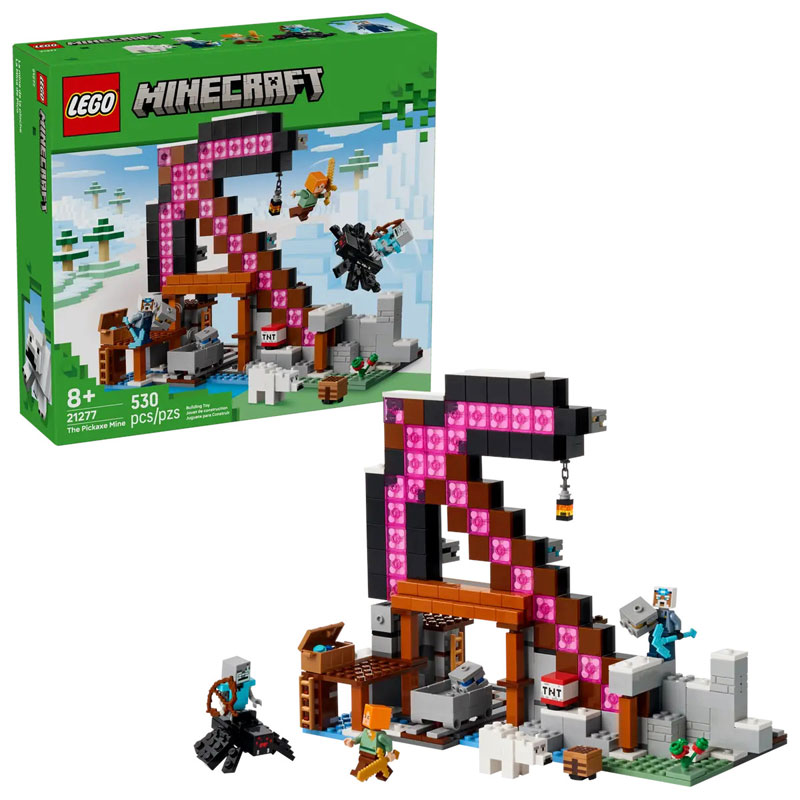 Lego Minecraft The Pickaxe Mine 21277