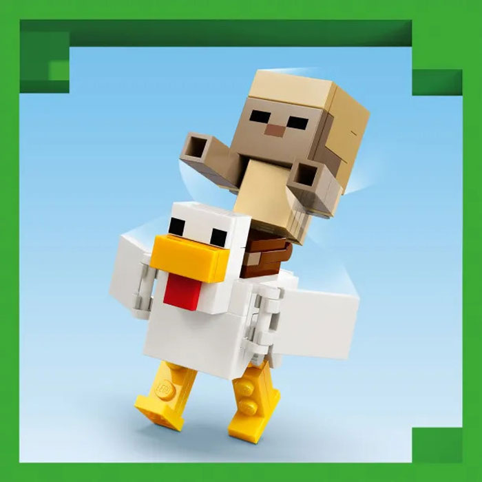 LEGO® Minecraft® Chicken Jockey Desert Attack 21592
