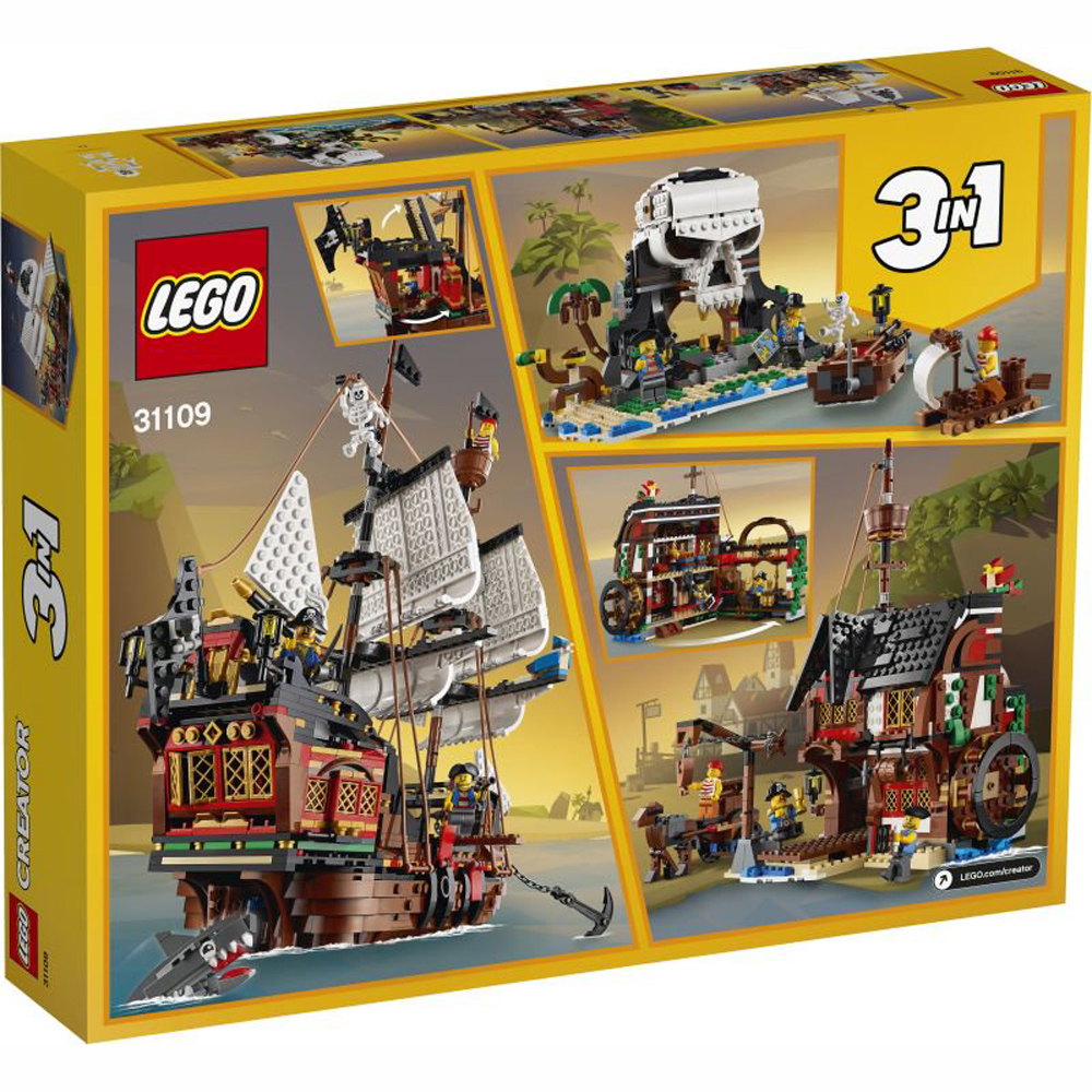 Lego Creator 3 in 1 Pirate Ship 31109