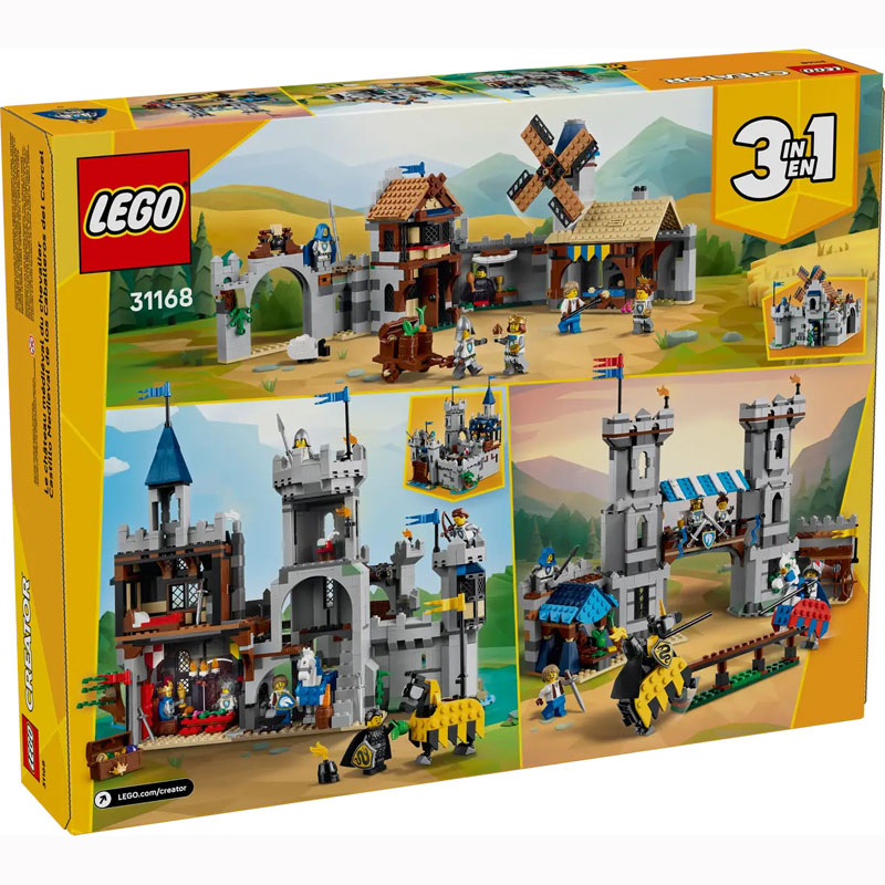 Lego Creator 3 in 1 Medieval Horse Knight Castle 31168