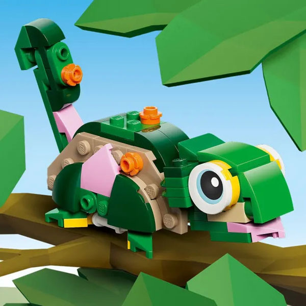 Lego Creator 3in1 Turtle With A Water Lily Flower 31377