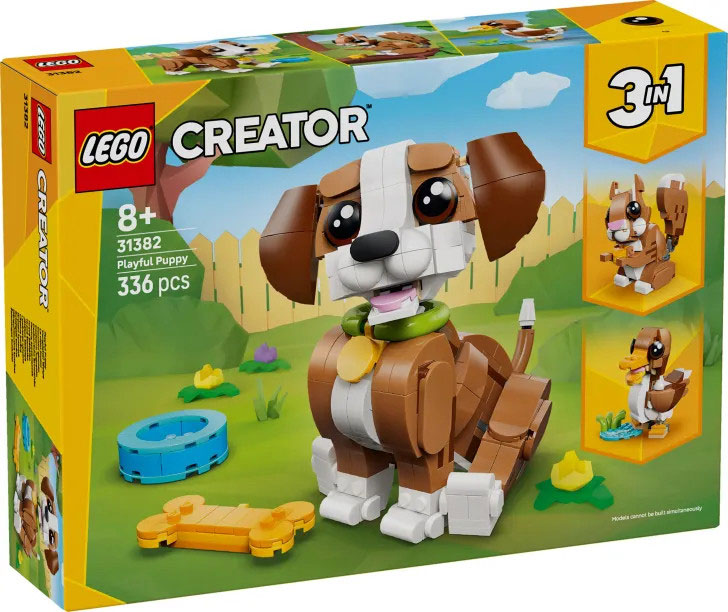 LEGO Creator 3in1 Cute Animals: Playful Puppy Dog 31382