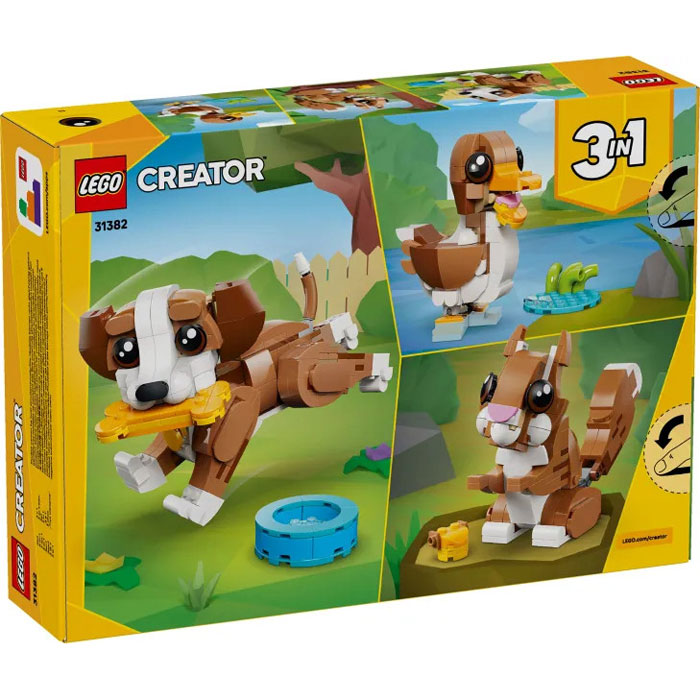 LEGO Creator 3in1 Cute Animals: Playful Puppy Dog 31382