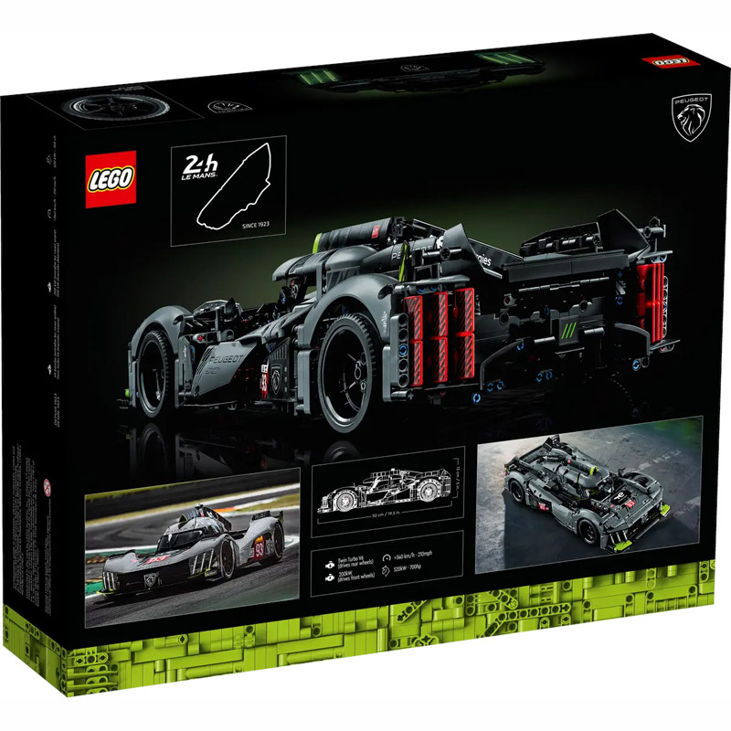 LEGO Technic Peugeot 9X8 24H Le Mans Hybrid Hypercar 42156