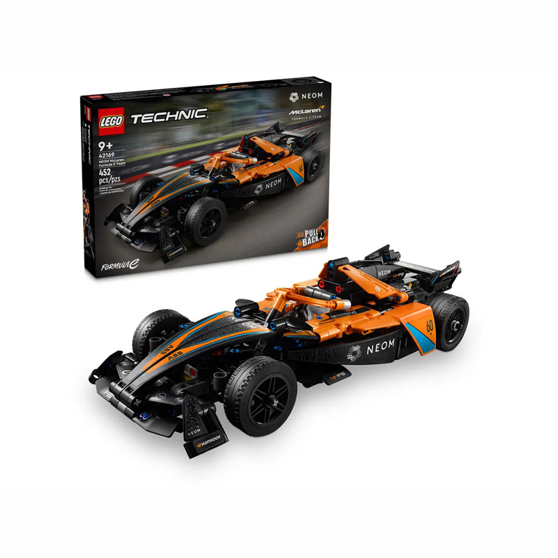 LEGO Technic Neon McLaren Formula E Race Car 42169