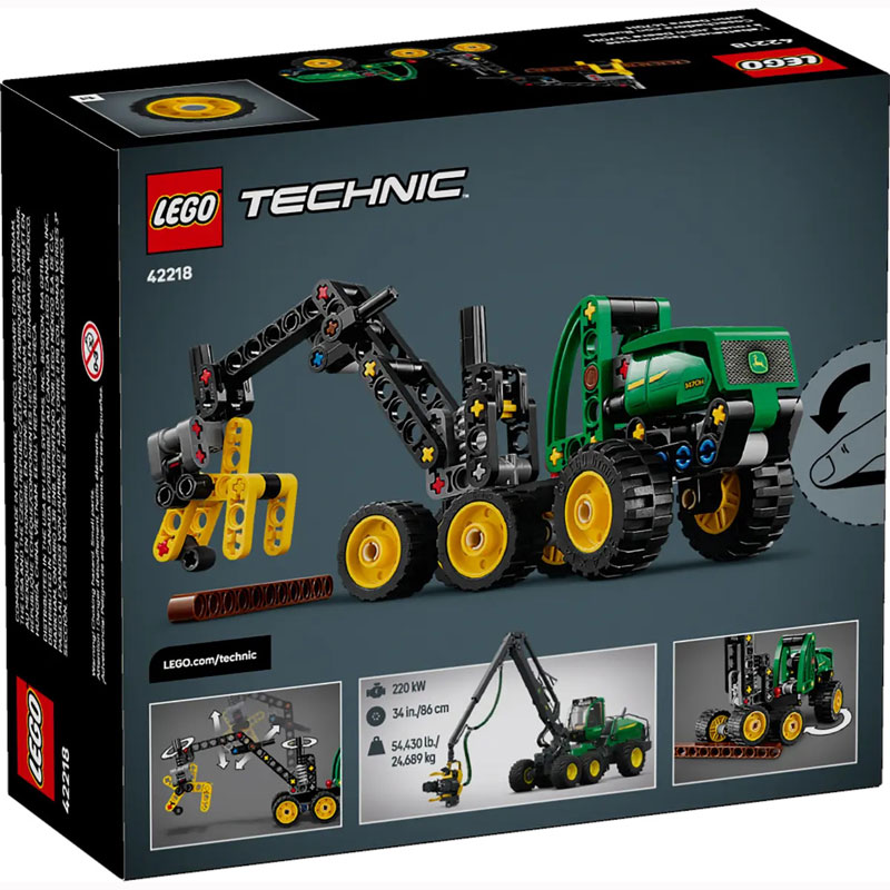 Lego Technic John Deere 1470H Wheeled Harvester 42218