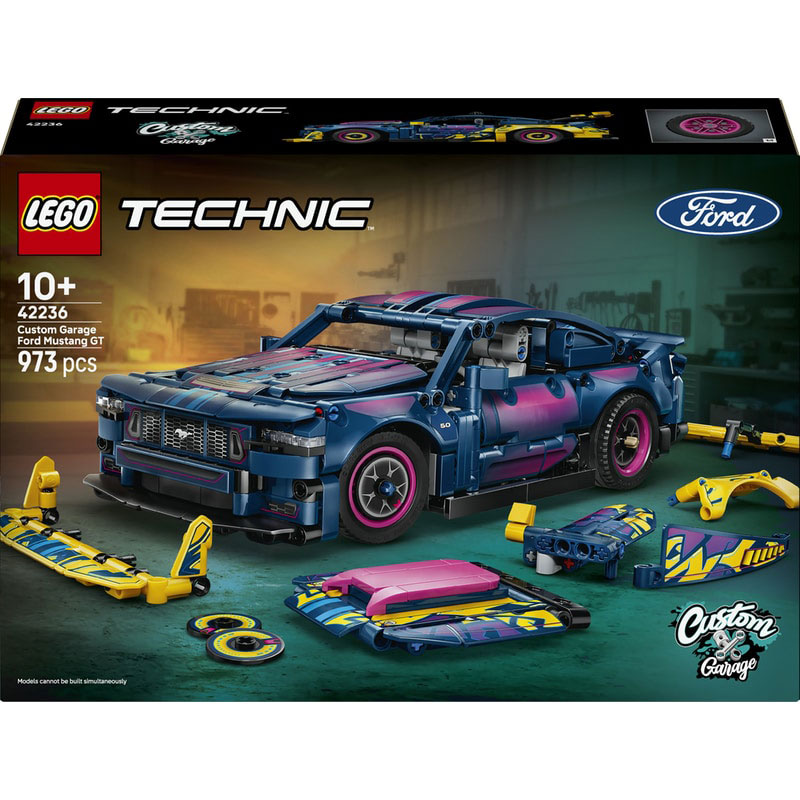 Lego® Technic Custom Garage Ford Mustang GT Car 42236