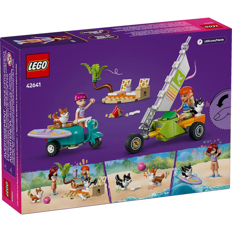 Lego Friends Surfing Dogs and Scooter Adventure 42641