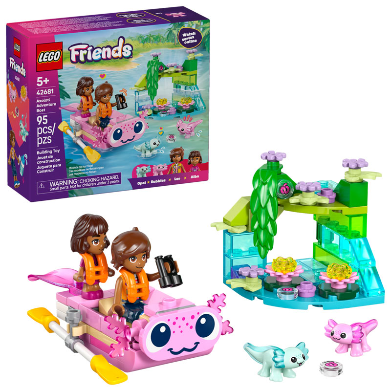 LEGO Friends Axolotl Adventure Boat 42681
