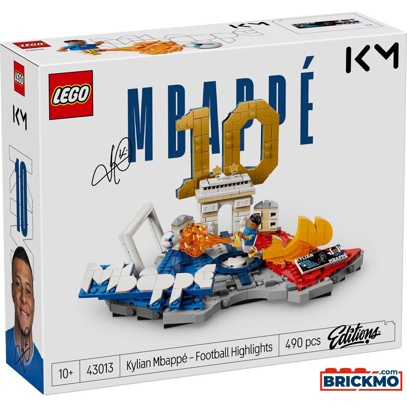 LEGO® Editions Kylian Mbappé – Soccer Highlights 43013
