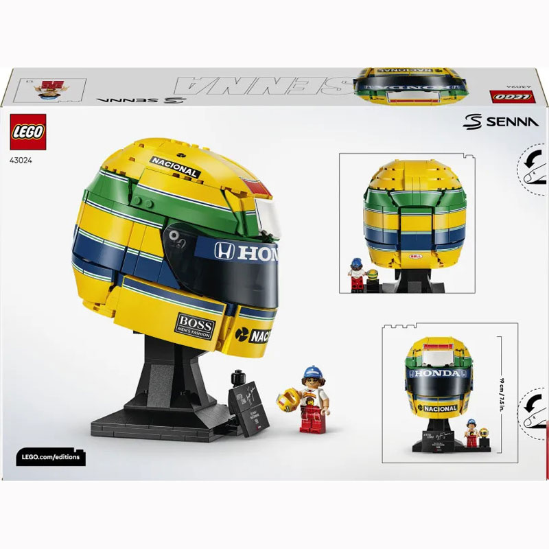 LEGO® Editions McLaren Mastercard F1 Team Aryton Senna's Helmet 43024