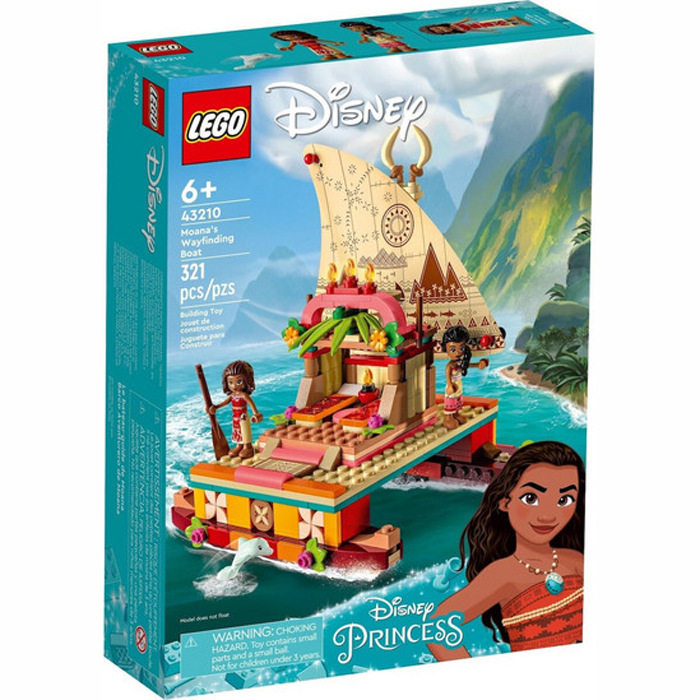 Lego Disney Moana's Wayfinding Boat 43210