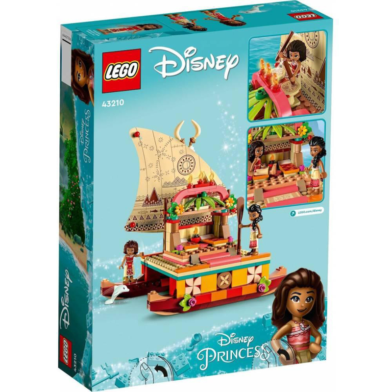 Lego Disney Moana's Wayfinding Boat 43210