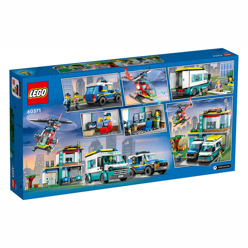 Lego City Emergency Vehicles HQ 60371