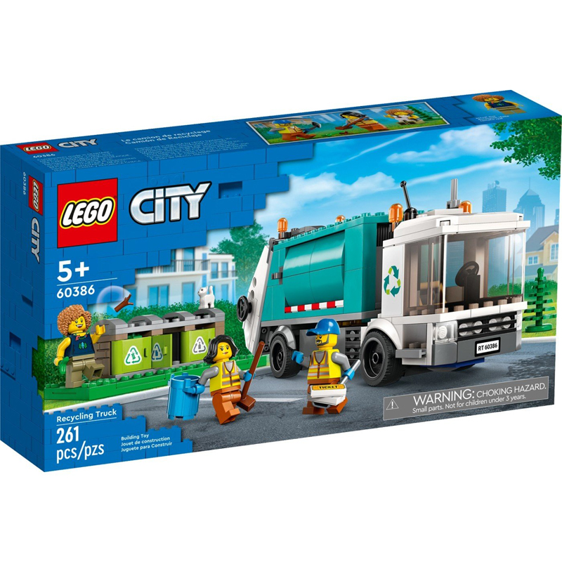 Lego City Recycling Truck - Φορτηγό Ανακύκλωσης 60386