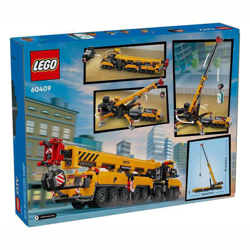 Lego City Yellow Mobile Construction Crane 60409