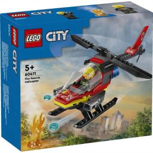 Lego City Fire Rescue Helicopter 60411