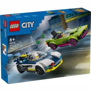Lego City Police Car and Muscle Car Chase 60415