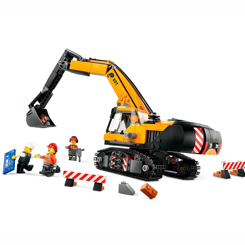 Lego City Yellow Construction Excavator 60420