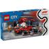 Lego City F1 Pit Stop & Pit Crew With Ferrari Car 60443