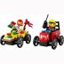 Lego City Great Vehicles: Pizza vs. Fire Truck Race Car Pack 60458