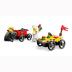 Lego City Great Vehicles: Pizza vs. Fire Truck Race Car Pack 60458