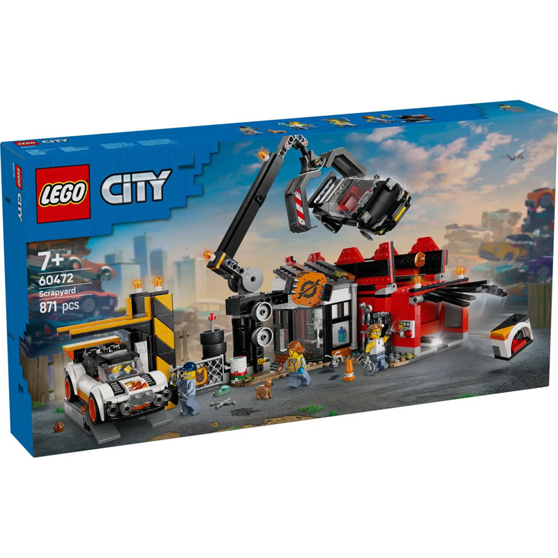 Lego City Scrapyard With Cars 60472