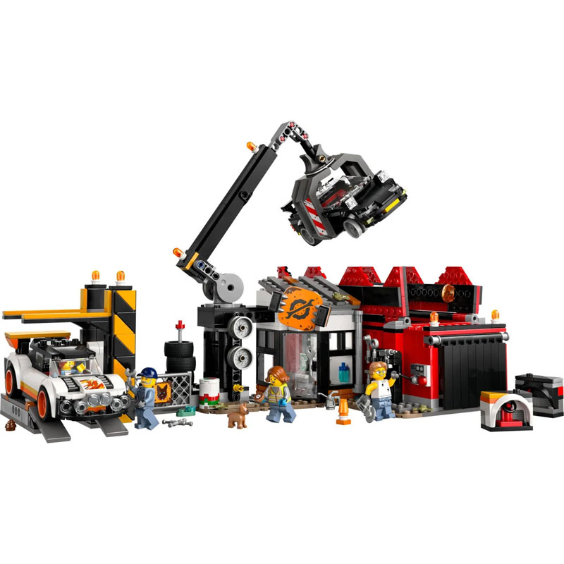 Lego City Scrapyard With Cars 60472