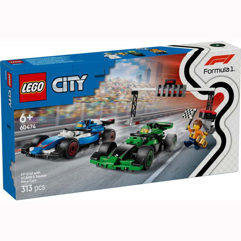 Lego® City F1 Grid With VCARB & Sauber Race Cars 60474