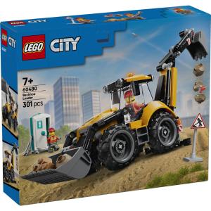 LEGO® City Yellow Backhoe Loader 60480