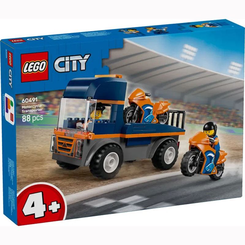 LEGO City Motorcycle Transpoter 60491