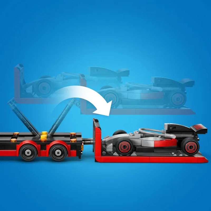 LEGO City F1® Display Truck with Audi F1® Race Car 60493