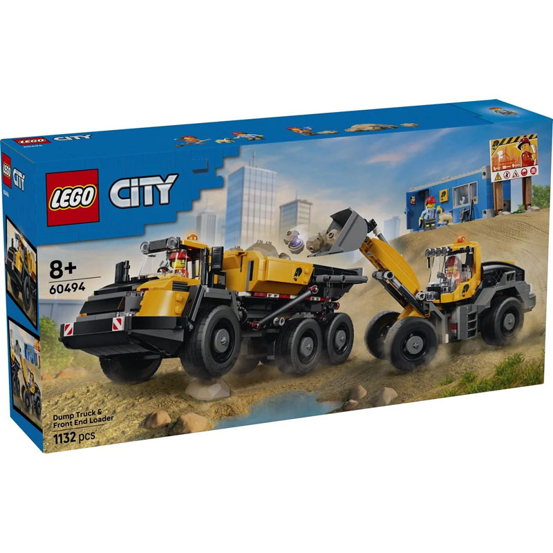LEGO® City Dump Truck & Front End Loader 60494