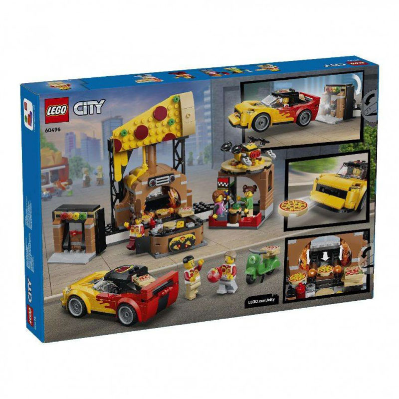 LEGO® City Pizza Delivery Experience with Vehicles 60496